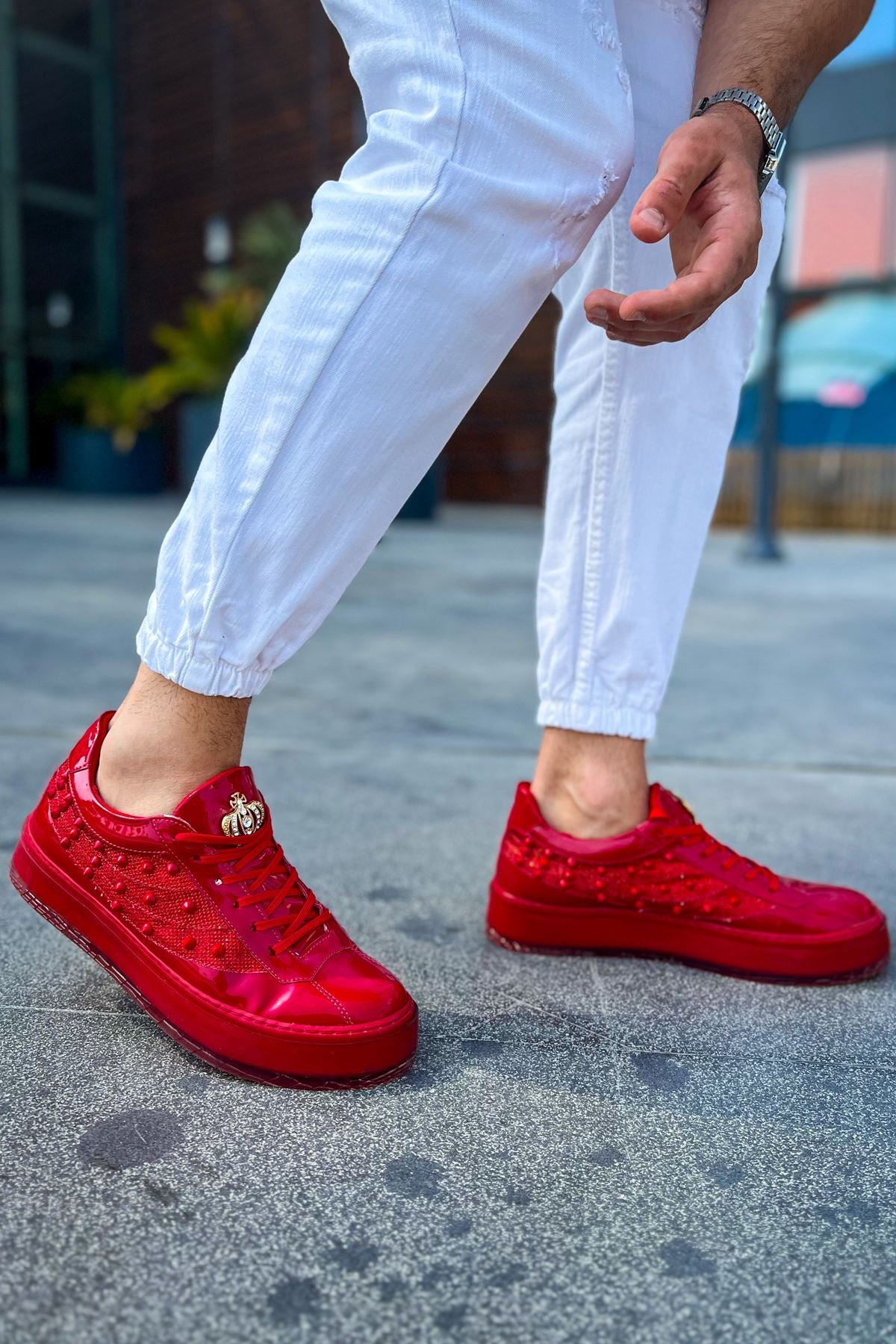 CH975 Erkek Sneaker Kırmızı