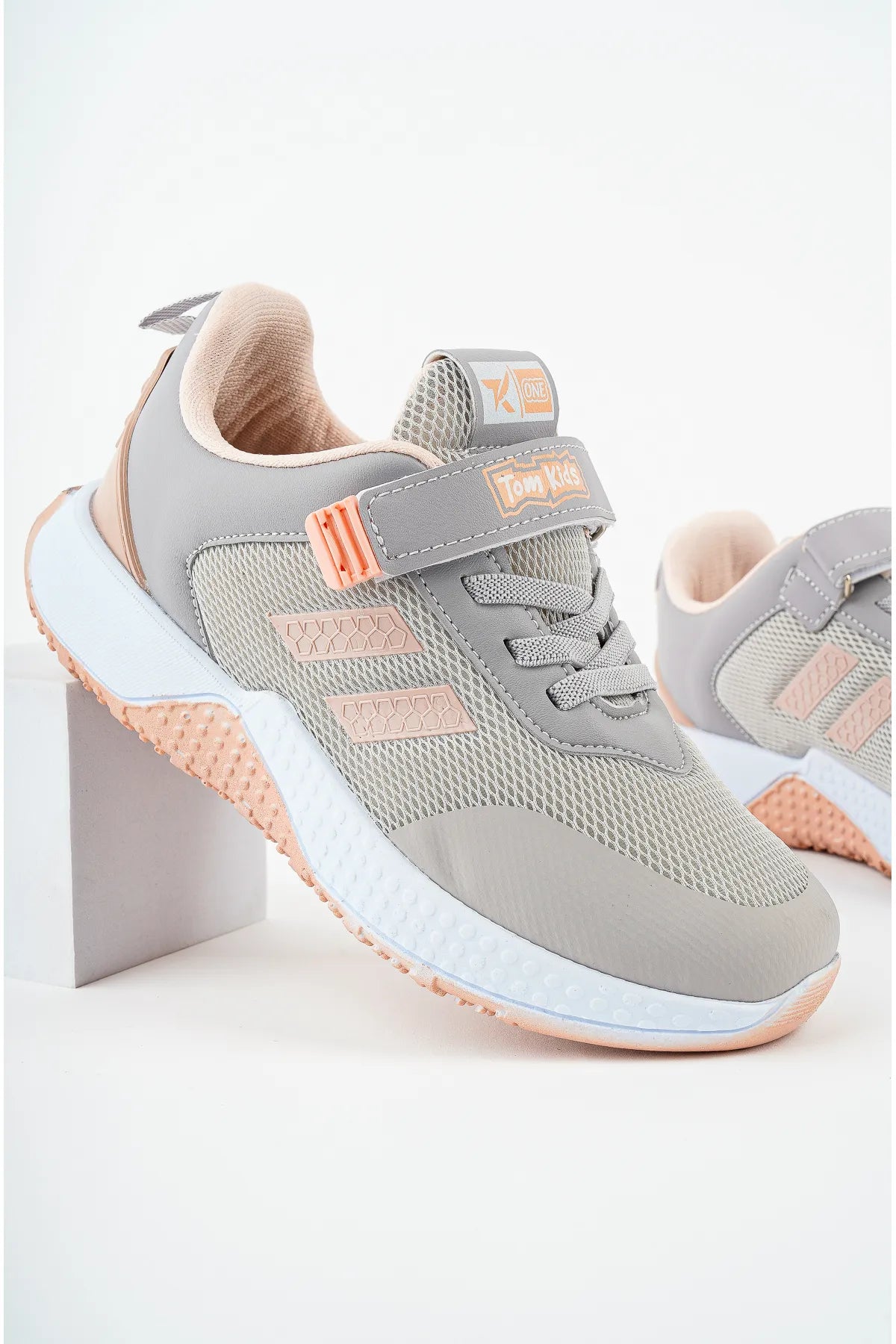 Tomkids Cırtlı Buz Pudra Kız Çocuk Spor Ayakkabı