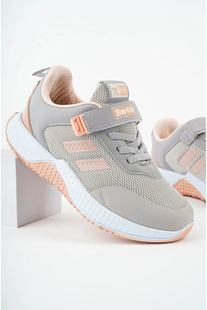 Tomkids Cırtlı Buz Pudra Kız Çocuk Spor Ayakkabı