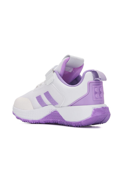 Tomkids  Cırtlı Siyah Lila Kız Çocuk Spor Ayakkabı