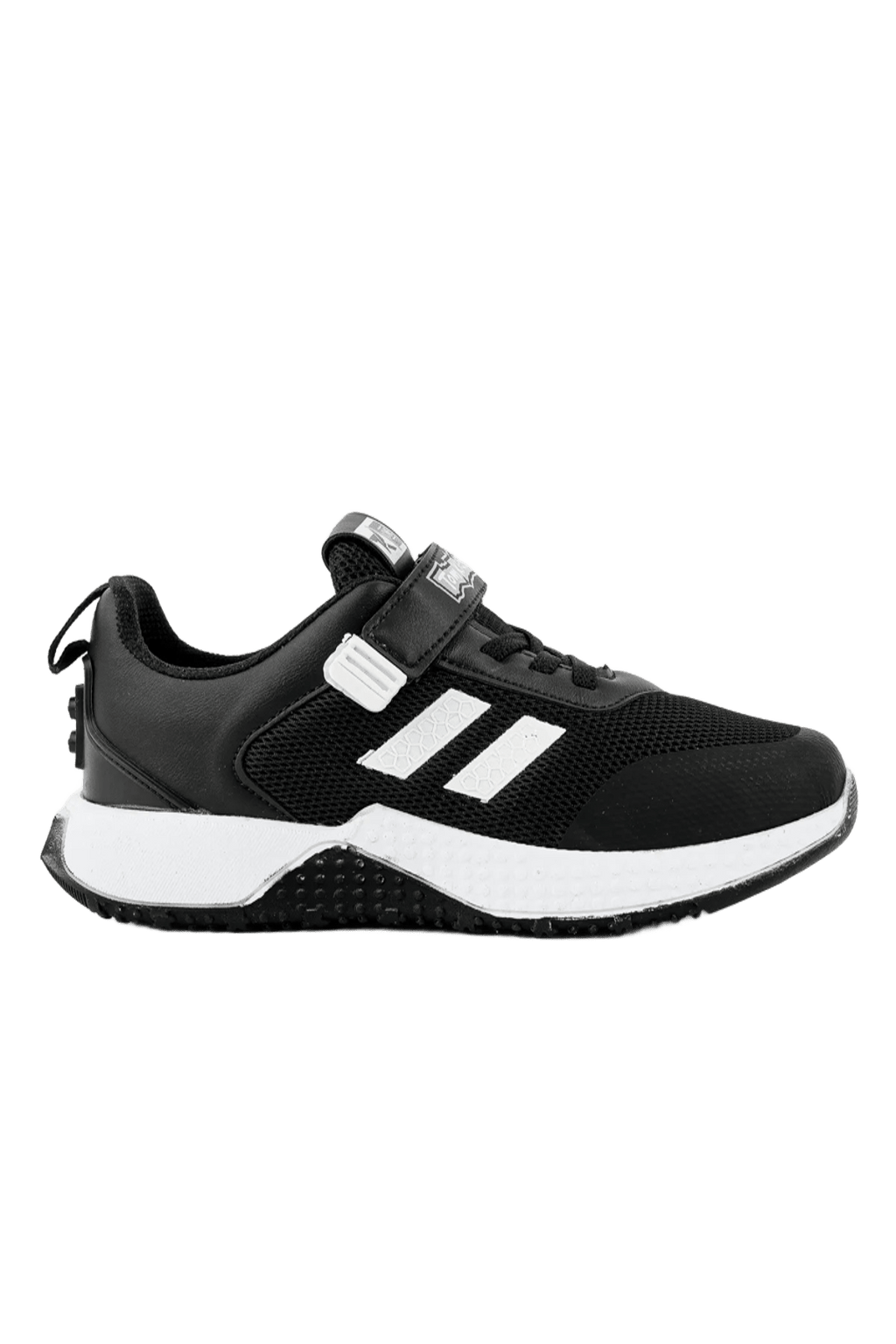 Tomkids Velcro Black Black White Boys Sports Shoes 