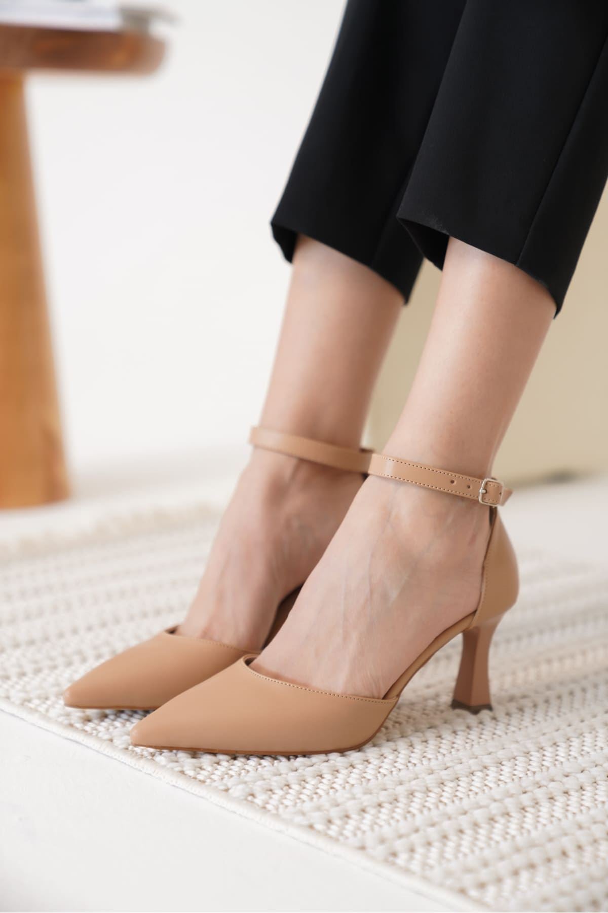 Clara Premium Women's Nude High Heels
