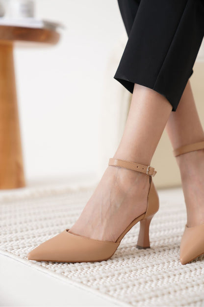 Clara Premium Women's Nude High Heels