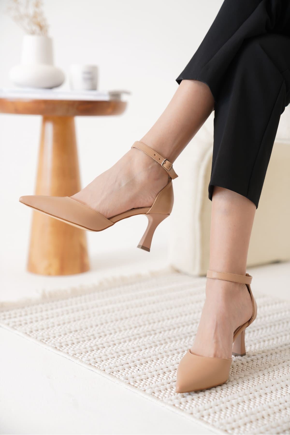 Clara Premium Women's Nude High Heels