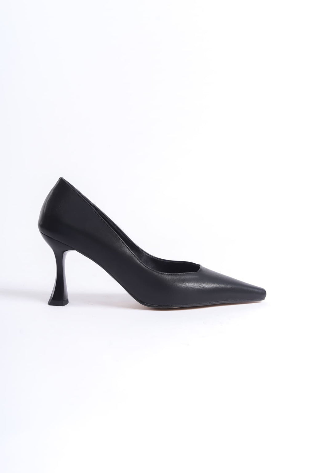 Cordelia Premium Kadın Mat Siyah Stiletto