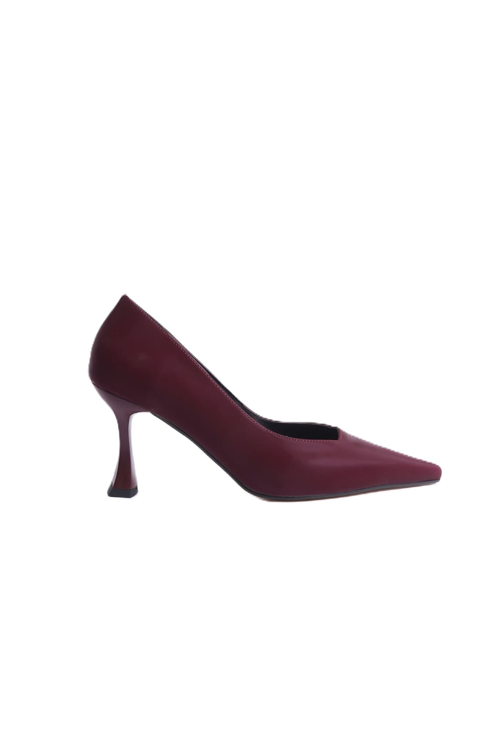 Cordelia Premium Bordo Saten Stiletto 7 cm