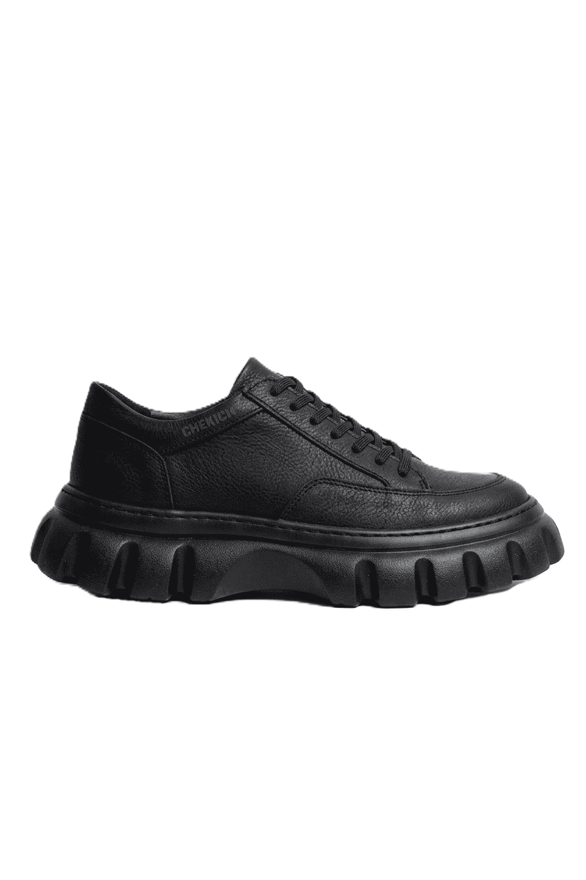 Cortex Premium Traktör Taban Erkek Casual Sneaker Siyah