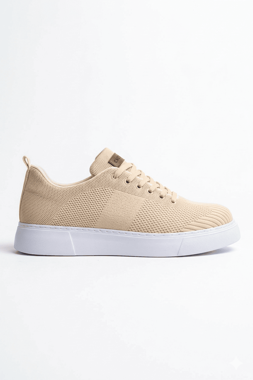Crew Premium Triko Rahat Erkek Spor Ayakkabı Krem