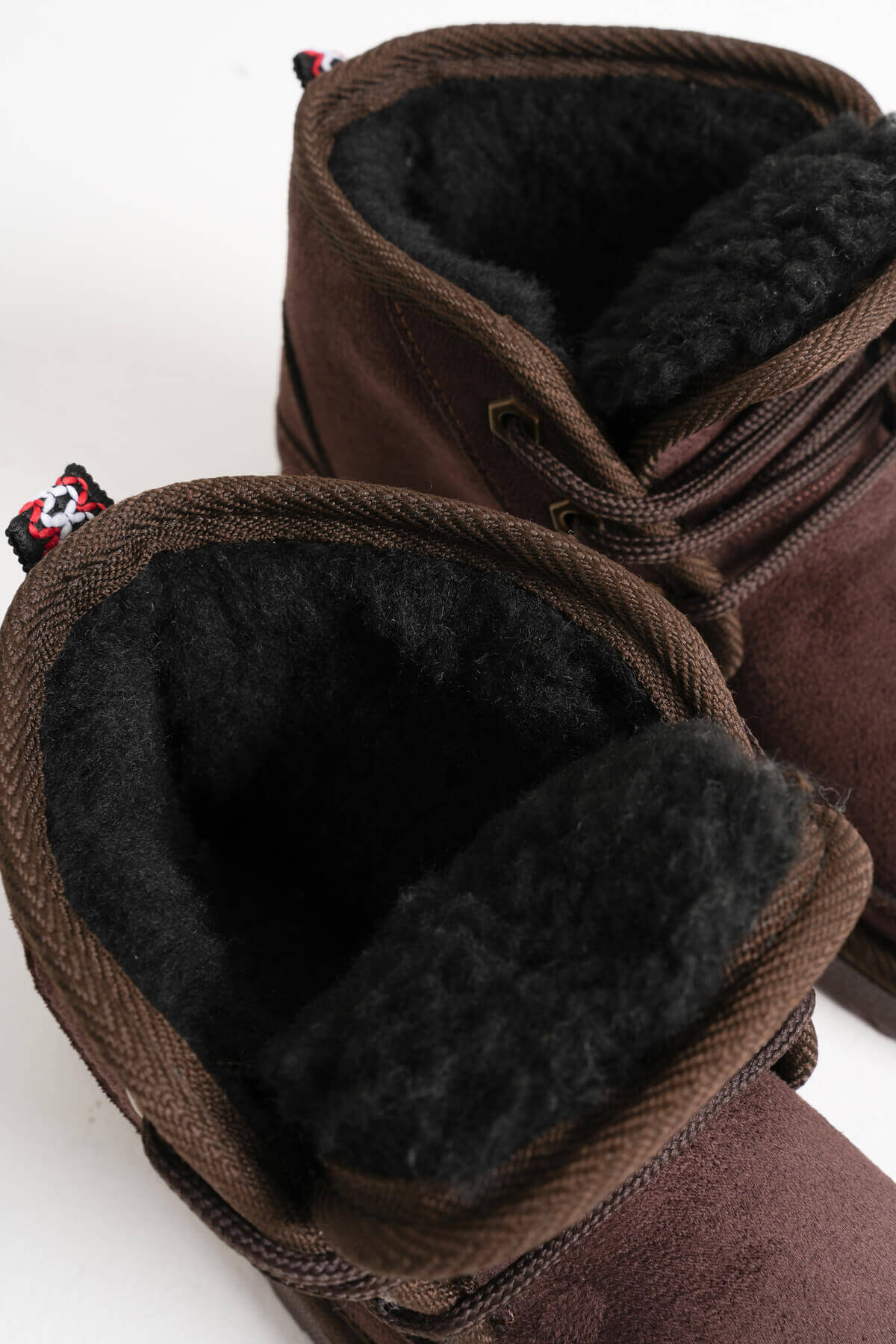 Daria Premium Women's Winter Fur Boots in Bitter Coffee