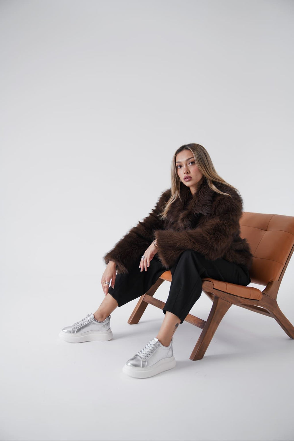Nitra Premium Gümüş Kadın Sneaker