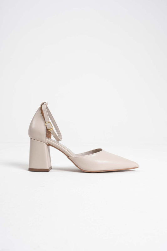 Doren Premium Beige Skin Women's High Heels