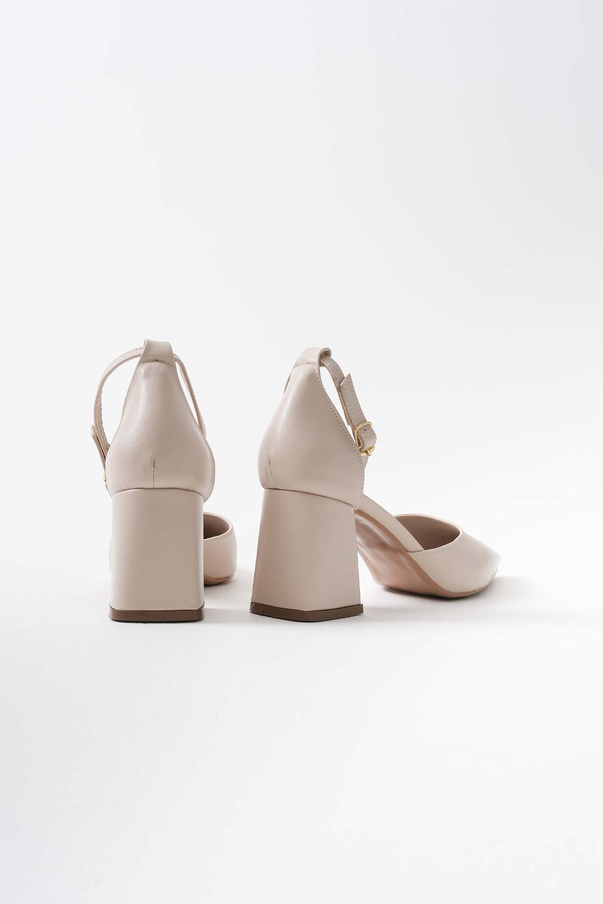 Doren Premium Beige Skin Women's High Heels