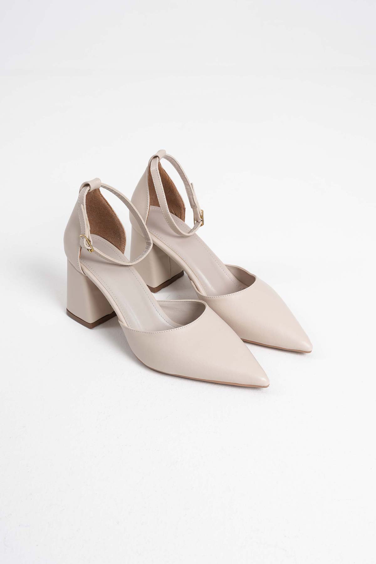 Doren Premium Beige Skin Women's High Heels