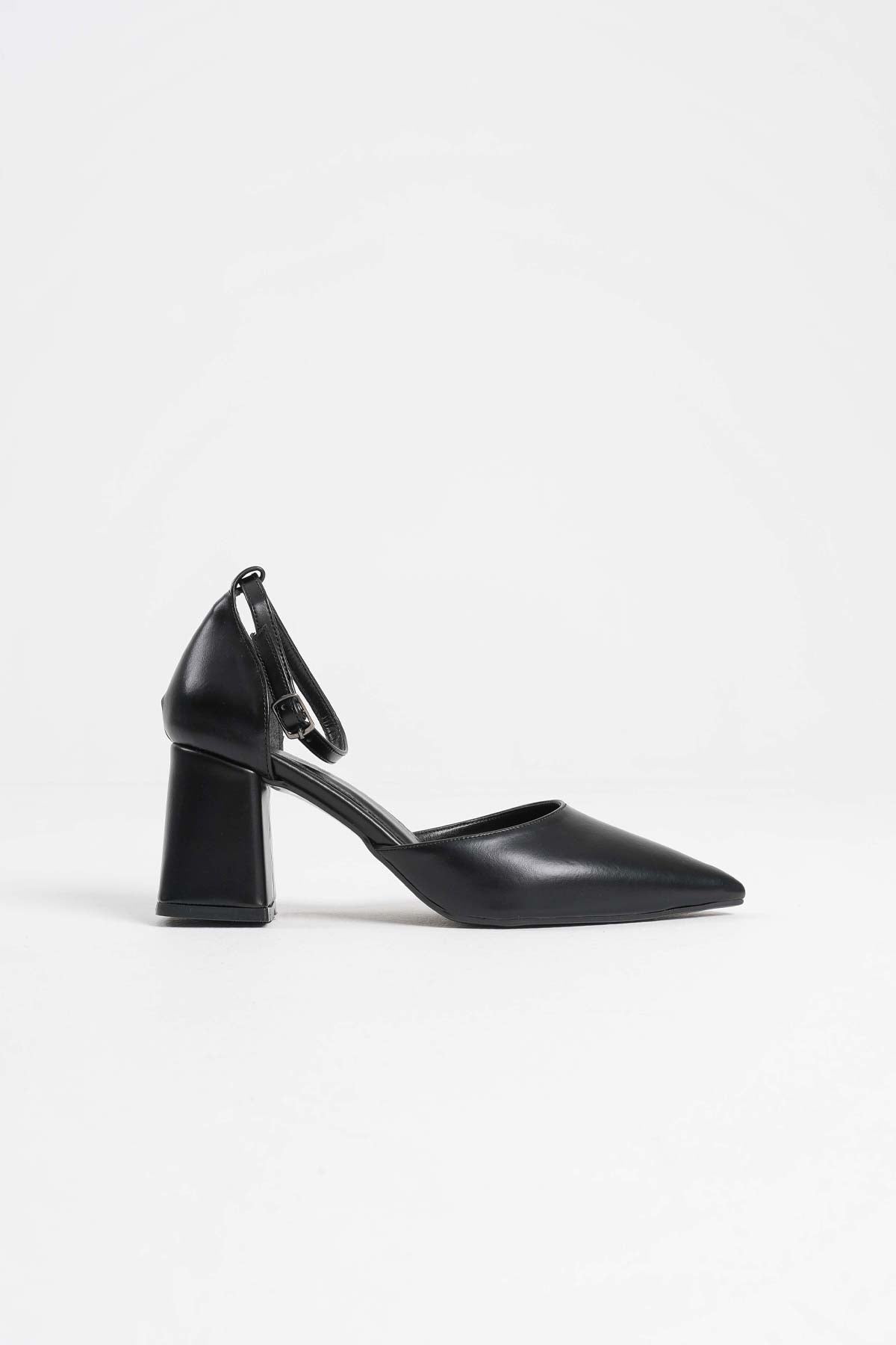 Doren Premium Black Skin Women's High Heels