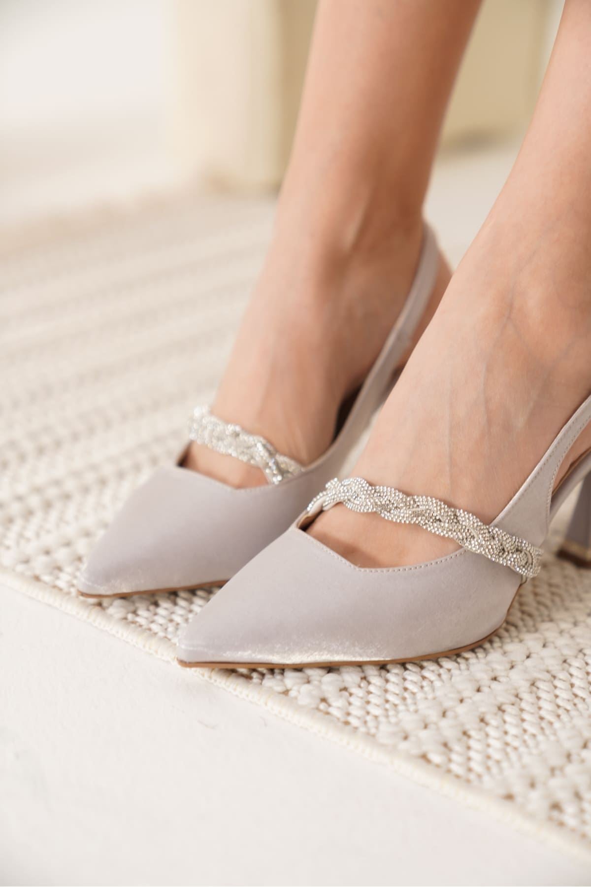 Drey Premium Silver Women's High Heels