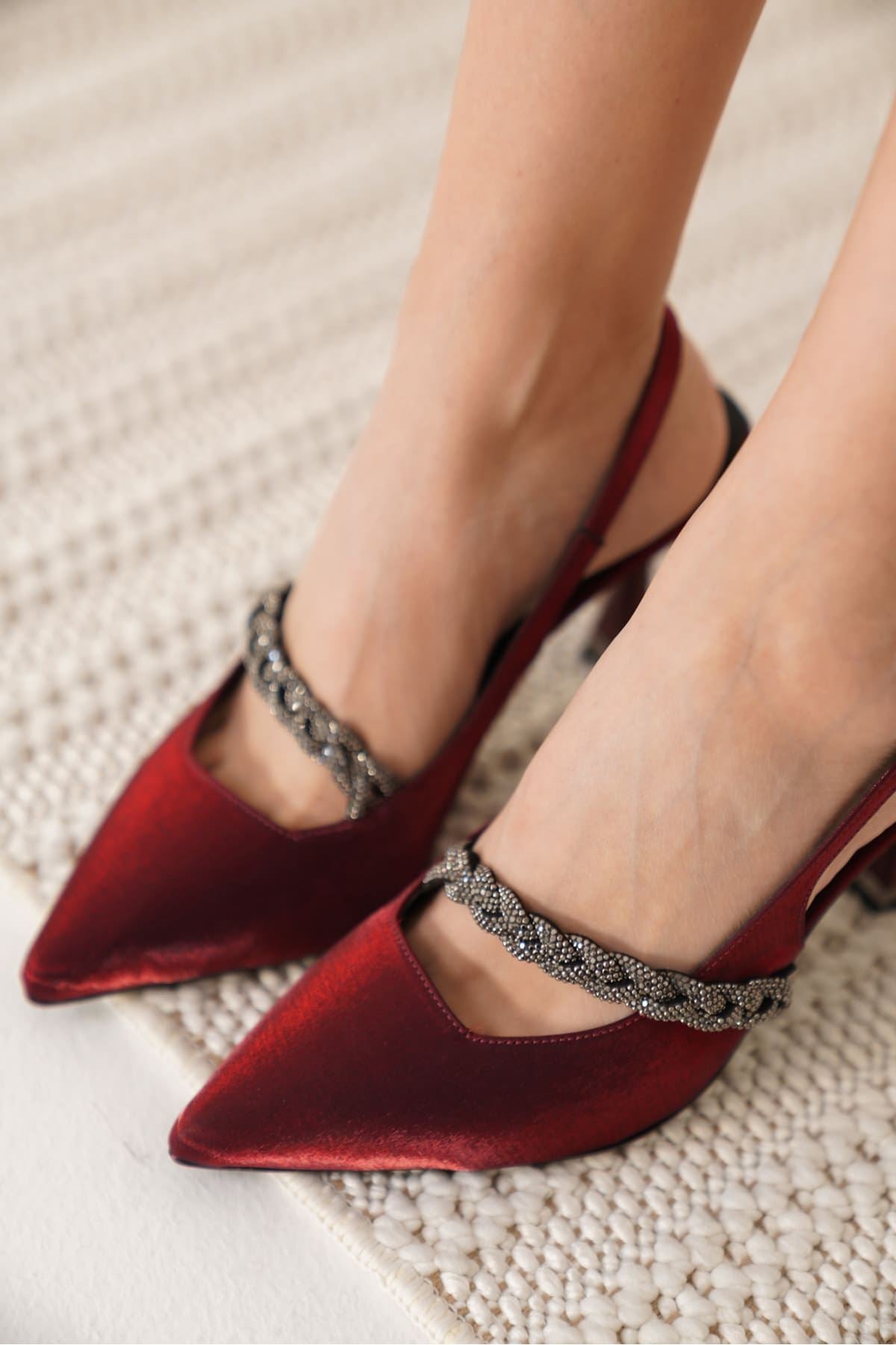 Drey Premium Red Women's High Heels