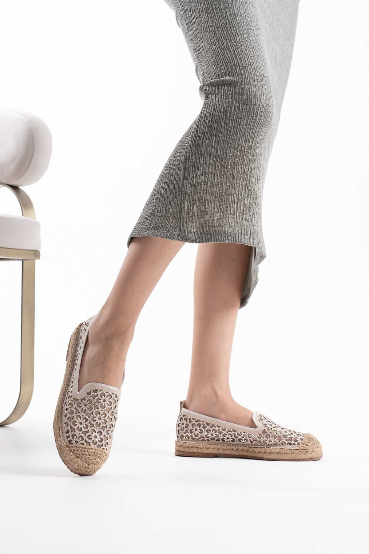 Dune Premium Women's Beige Espadrilles