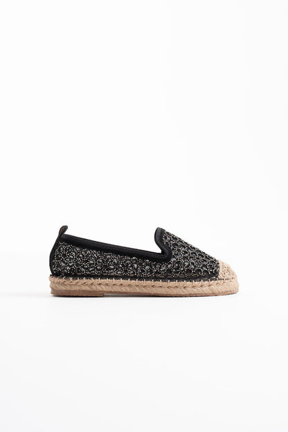 Dune Premium Women's Black Espadrille Shoes