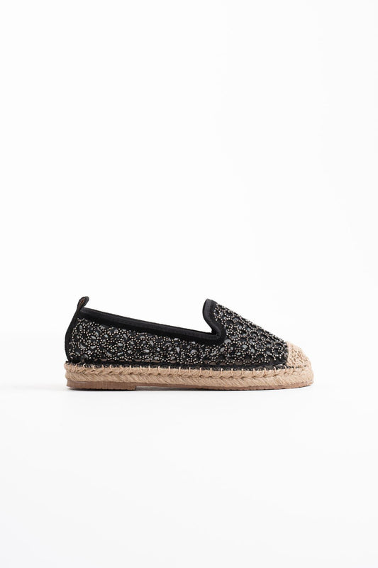 Dune Premium Women's Black Espadrille Shoes