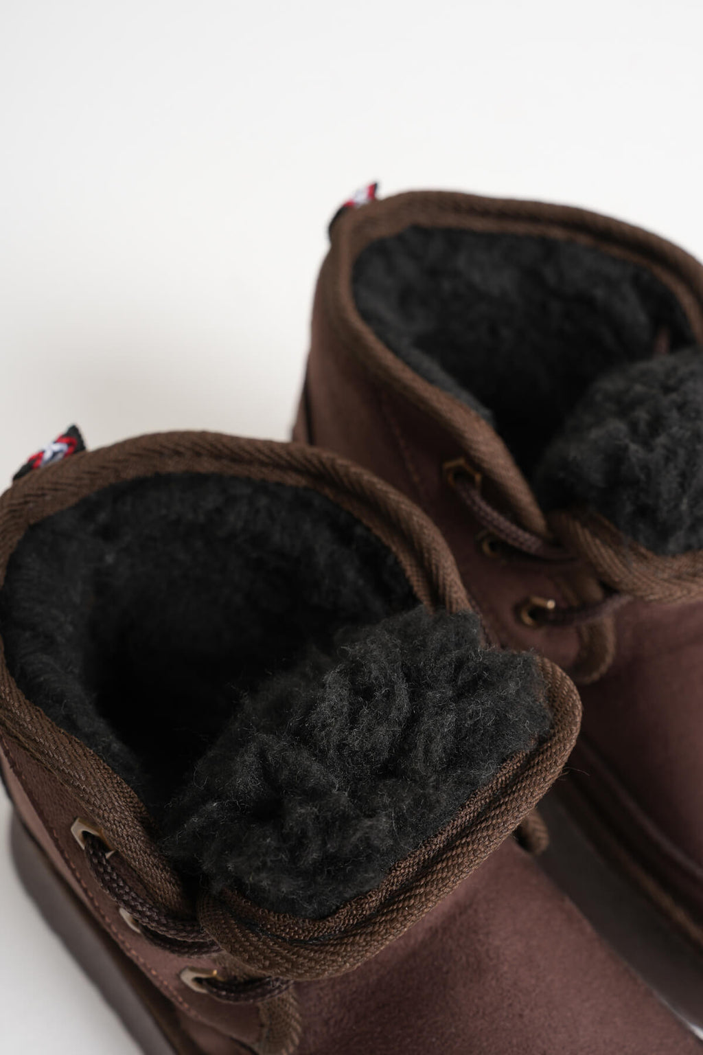 Elena Premium Women's Bitter Coffee Winter Fur Lined Thick Sole Boots