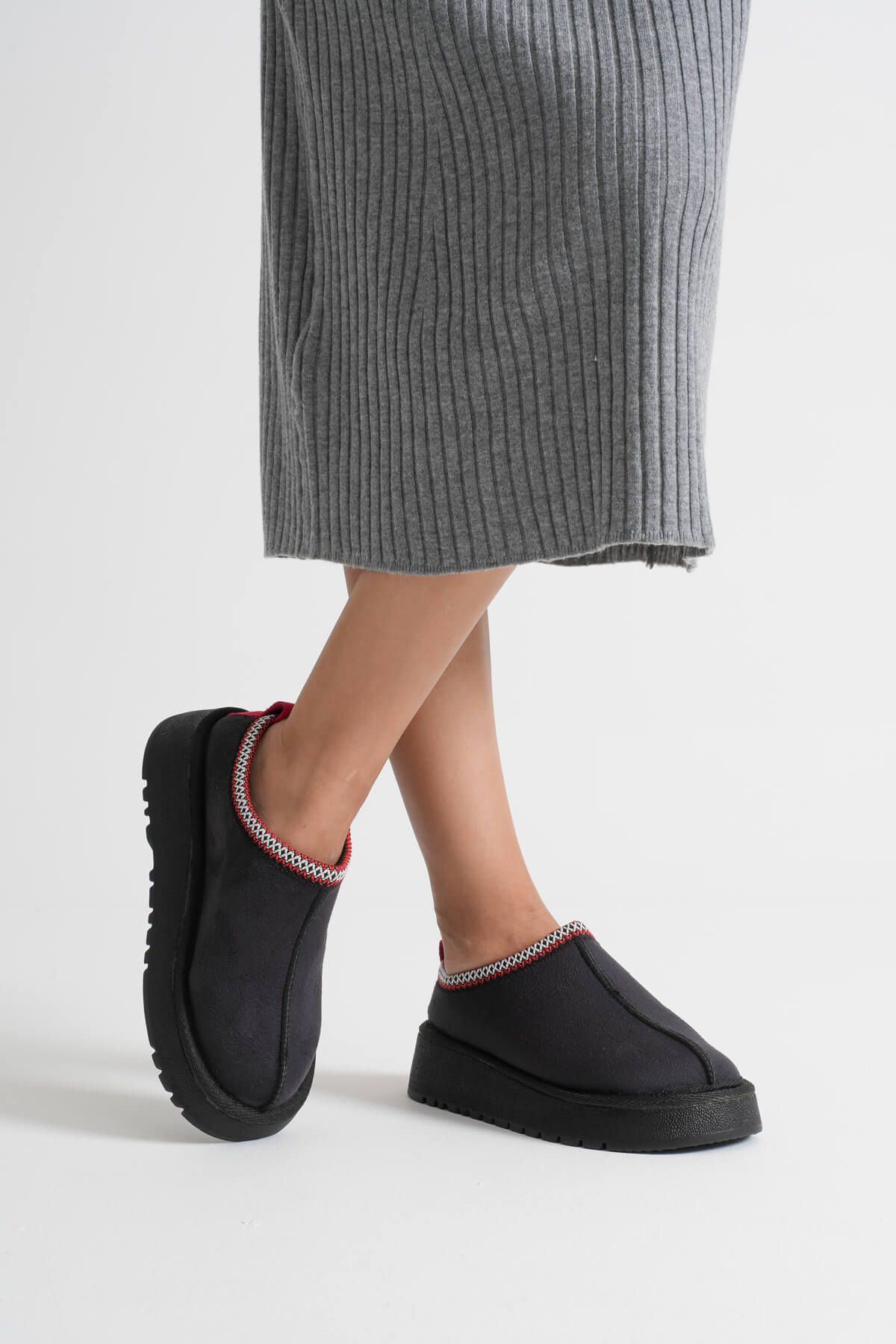 CozyStep Premium Women's Winter Furry Casual Black Boots