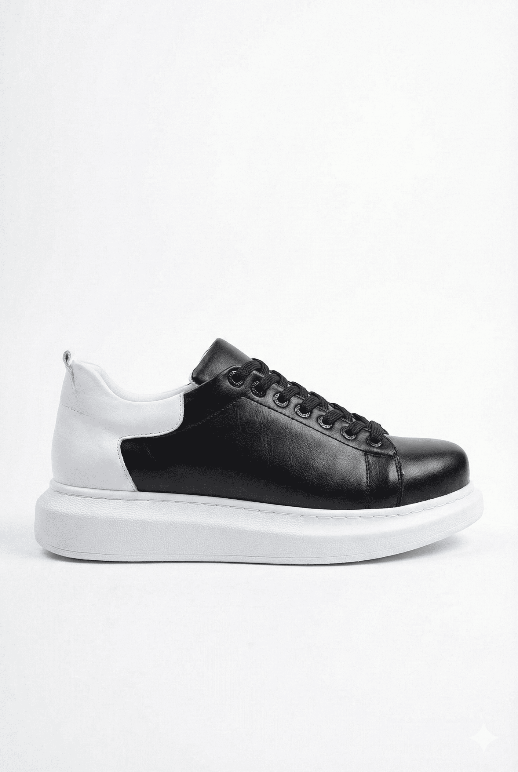 Estrella Premium Erkek Sneaker Siyah Beyaz