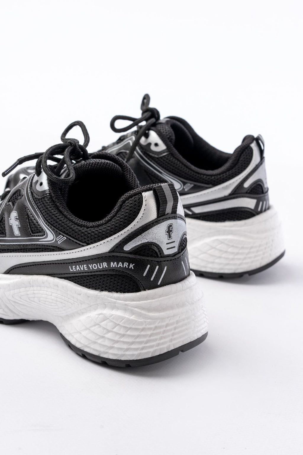 ZRİNF-329 Premium Siyah Günlük Bağcıklı Kadın Sneaker