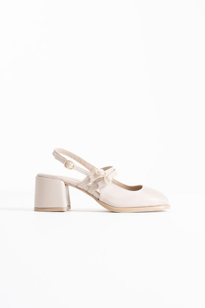Faye Premium Beige Women's High Heels