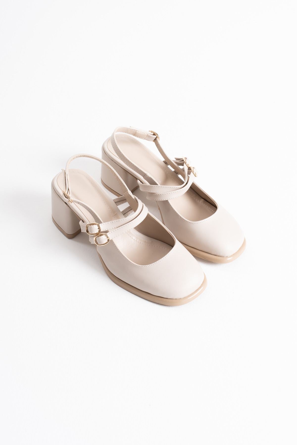 Faye Premium Beige Women's High Heels