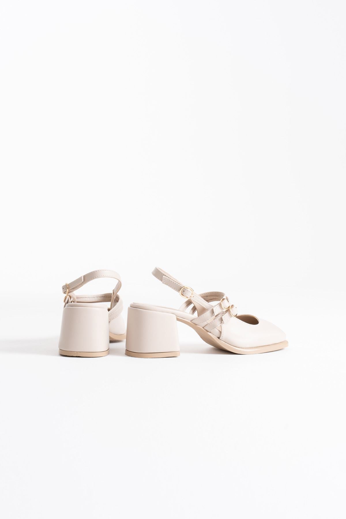 Faye Premium Beige Women's High Heels
