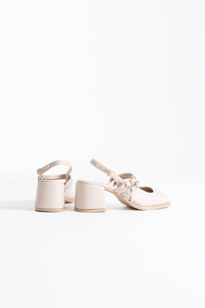 Faye Premium Beige Women's High Heels