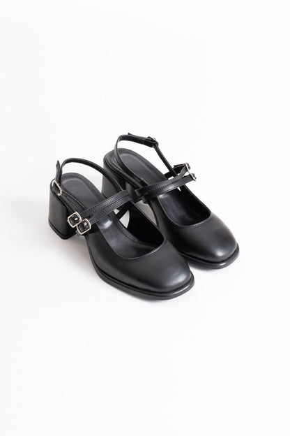 Faye Premium Black Women's High Heels