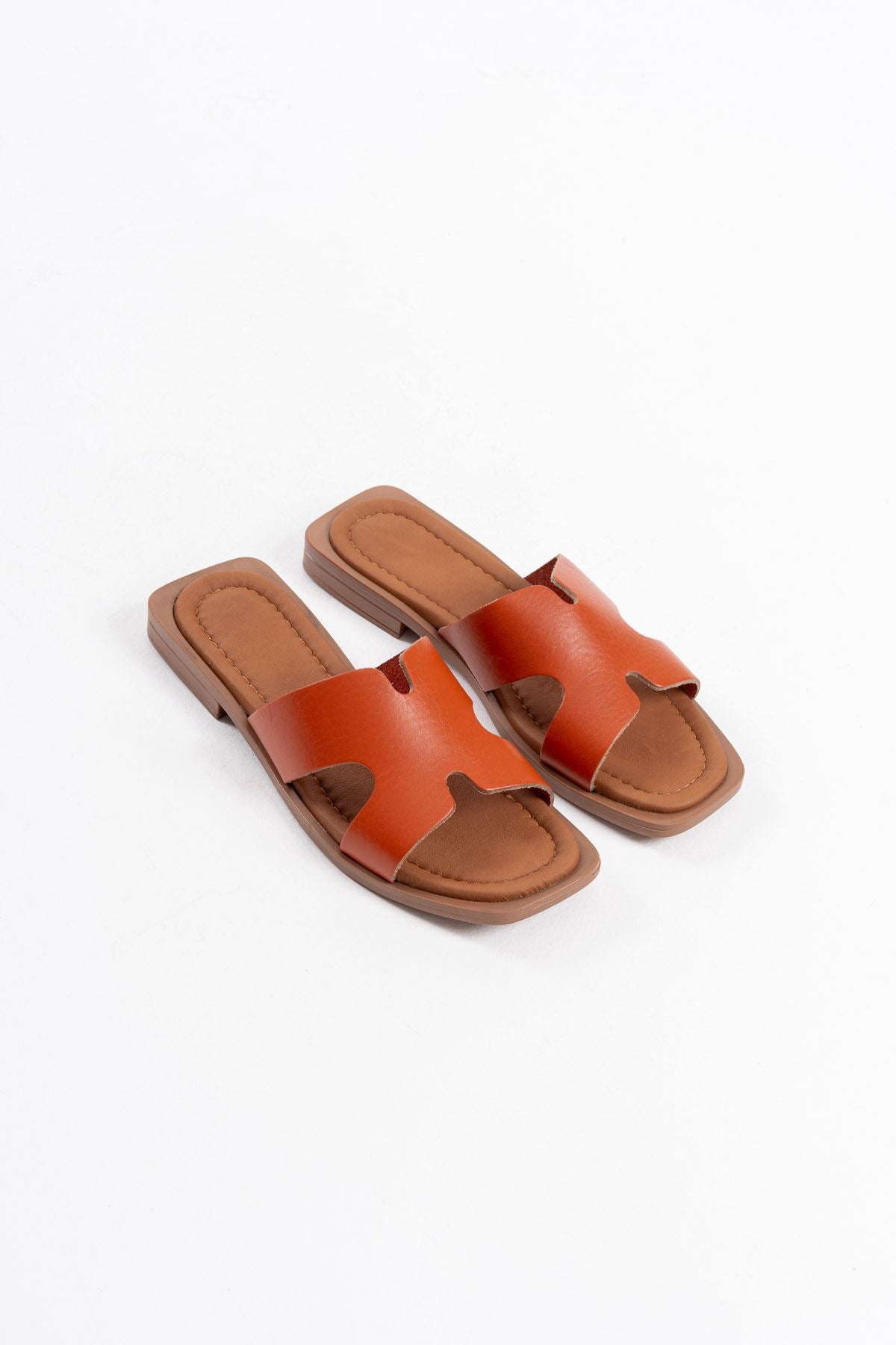 Fergei Premium Tile Genuine Leather Slippers