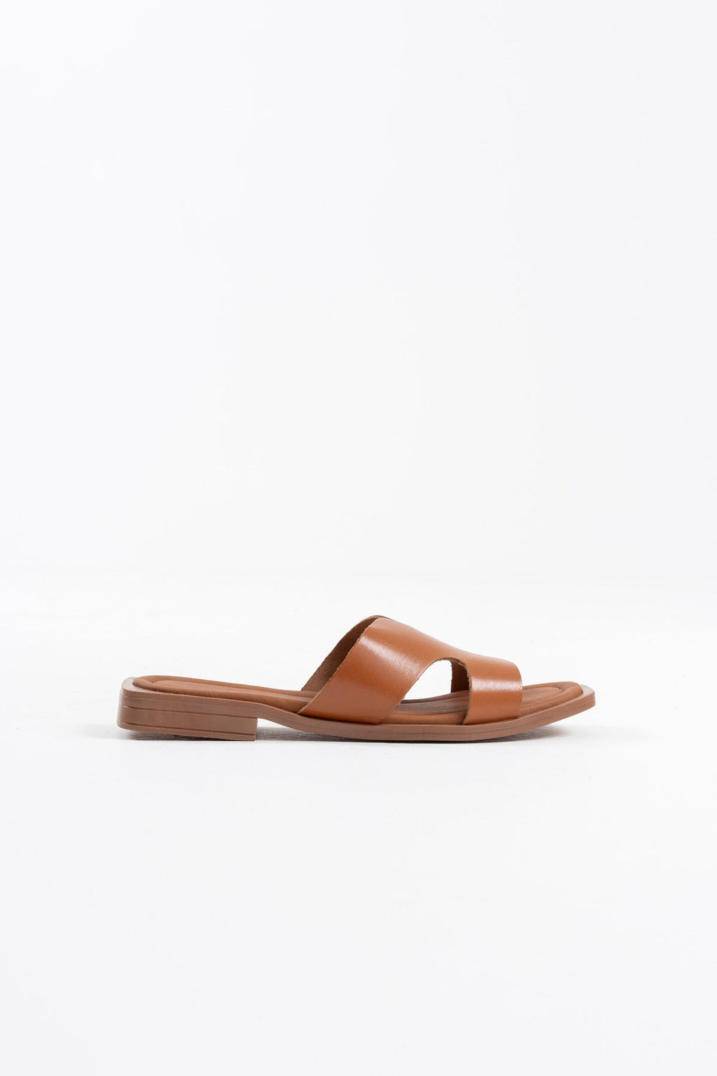 Fergei Premium Tan Genuine Leather Slippers