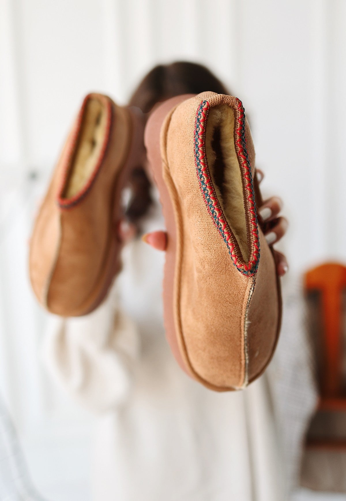 Foyk Tan Suede Ug Style Boots