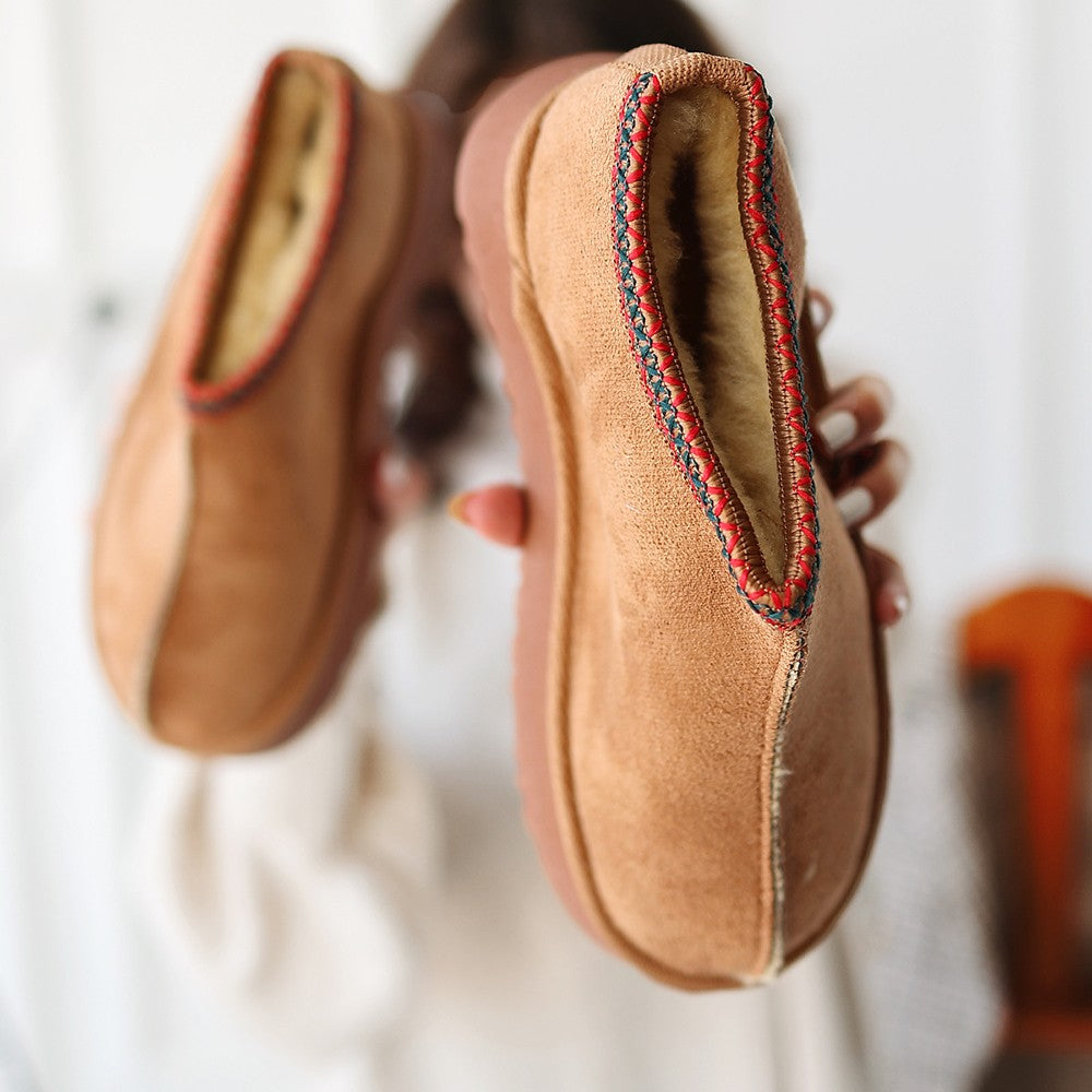 Foyk Tan Suede Ug Style Boots
