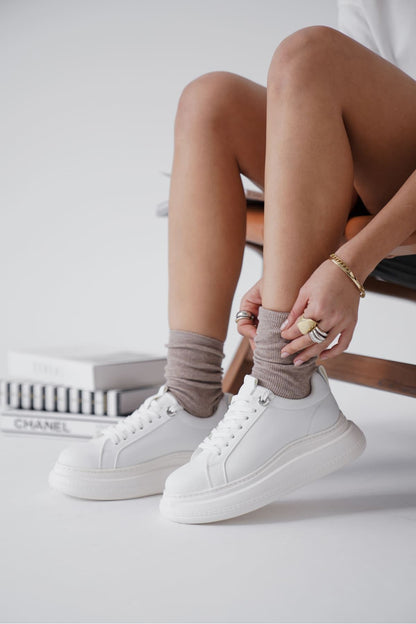 Freya Premium White Women's Sneakers