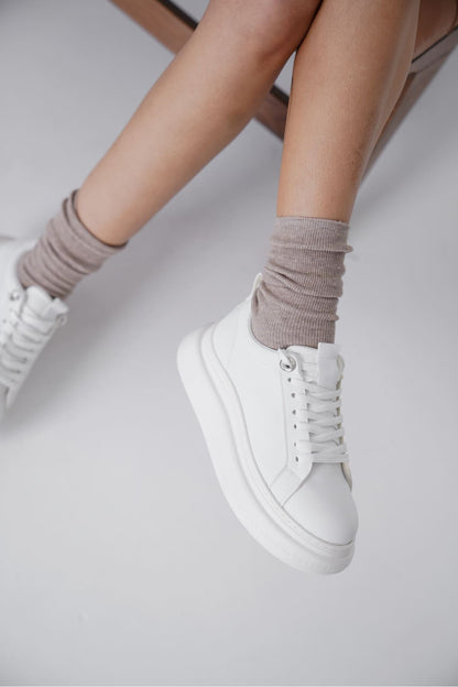 Freya Premium White Women's Sneakers