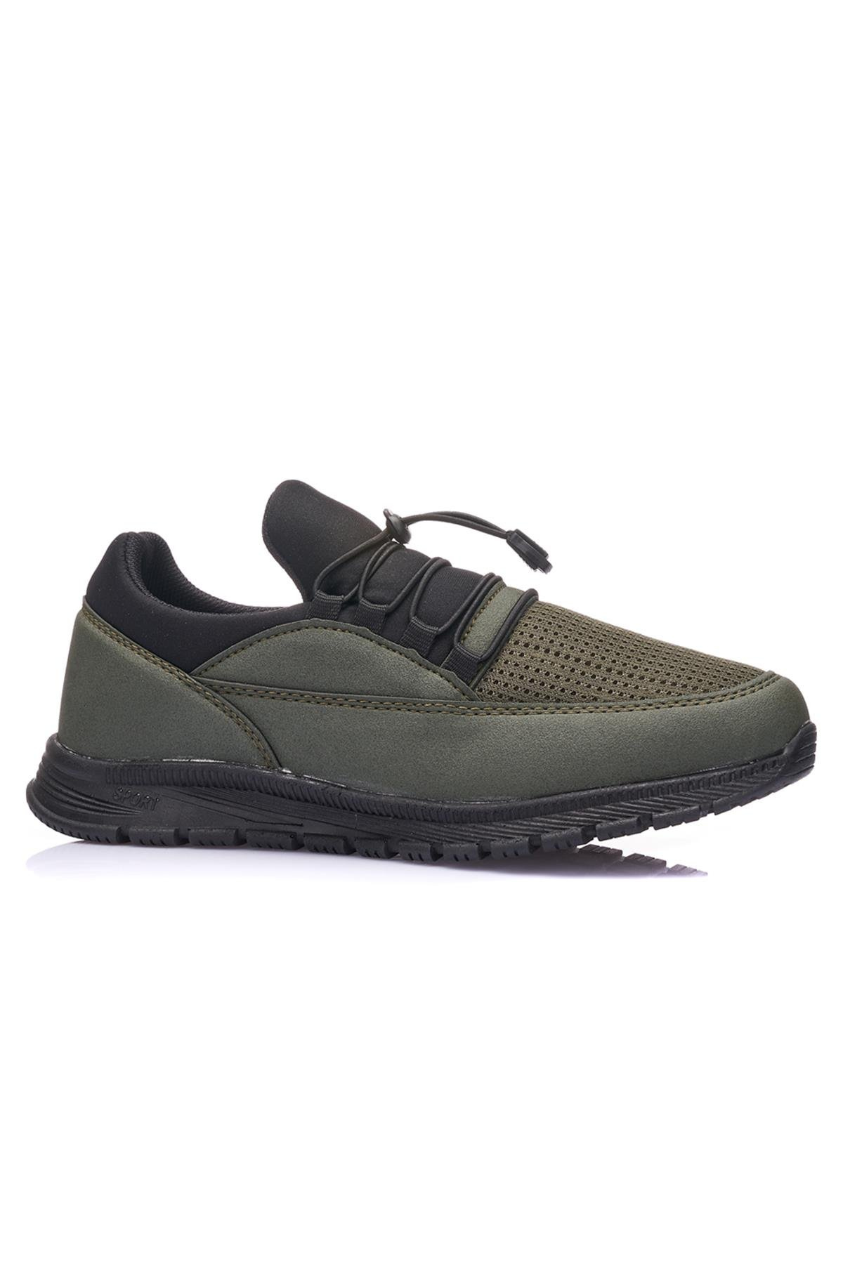 Class Casual Comfortable Laceless Men's Sports and Walking Shoes Khaki