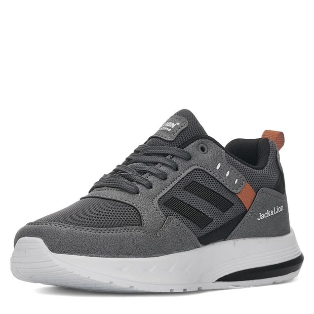 Pedro Triko Detaylı Rahat Füme Erkek Sneaker