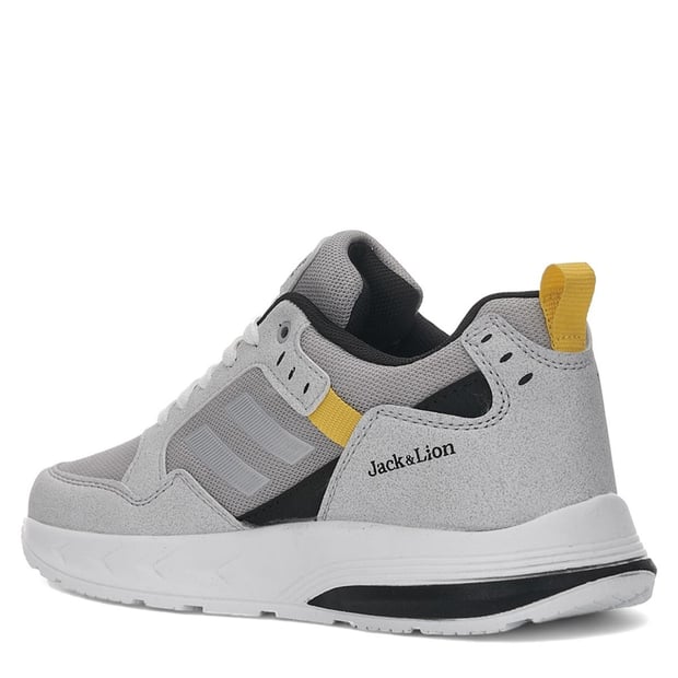 Pedro Triko Detaylı Rahat Gri Erkek Sneaker