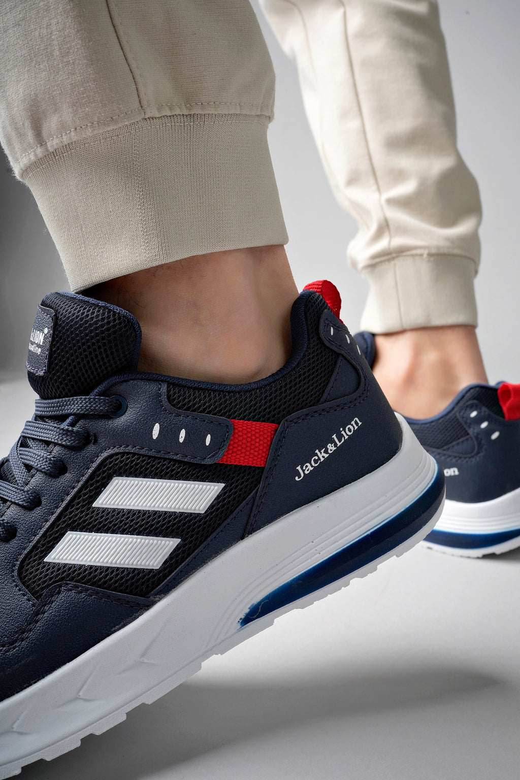 Pedro Triko Detaylı Rahat Lacivert Erkek Sneaker