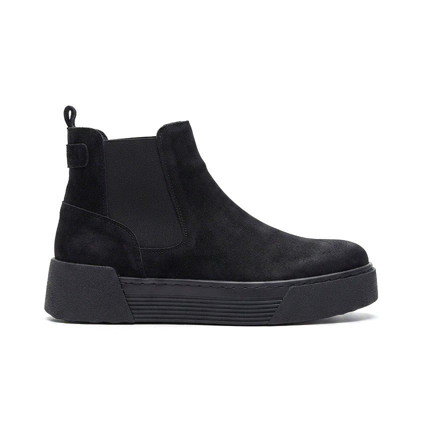 Harmany Premium High Quality Waterproof Elastic Men's Boots Black Suede