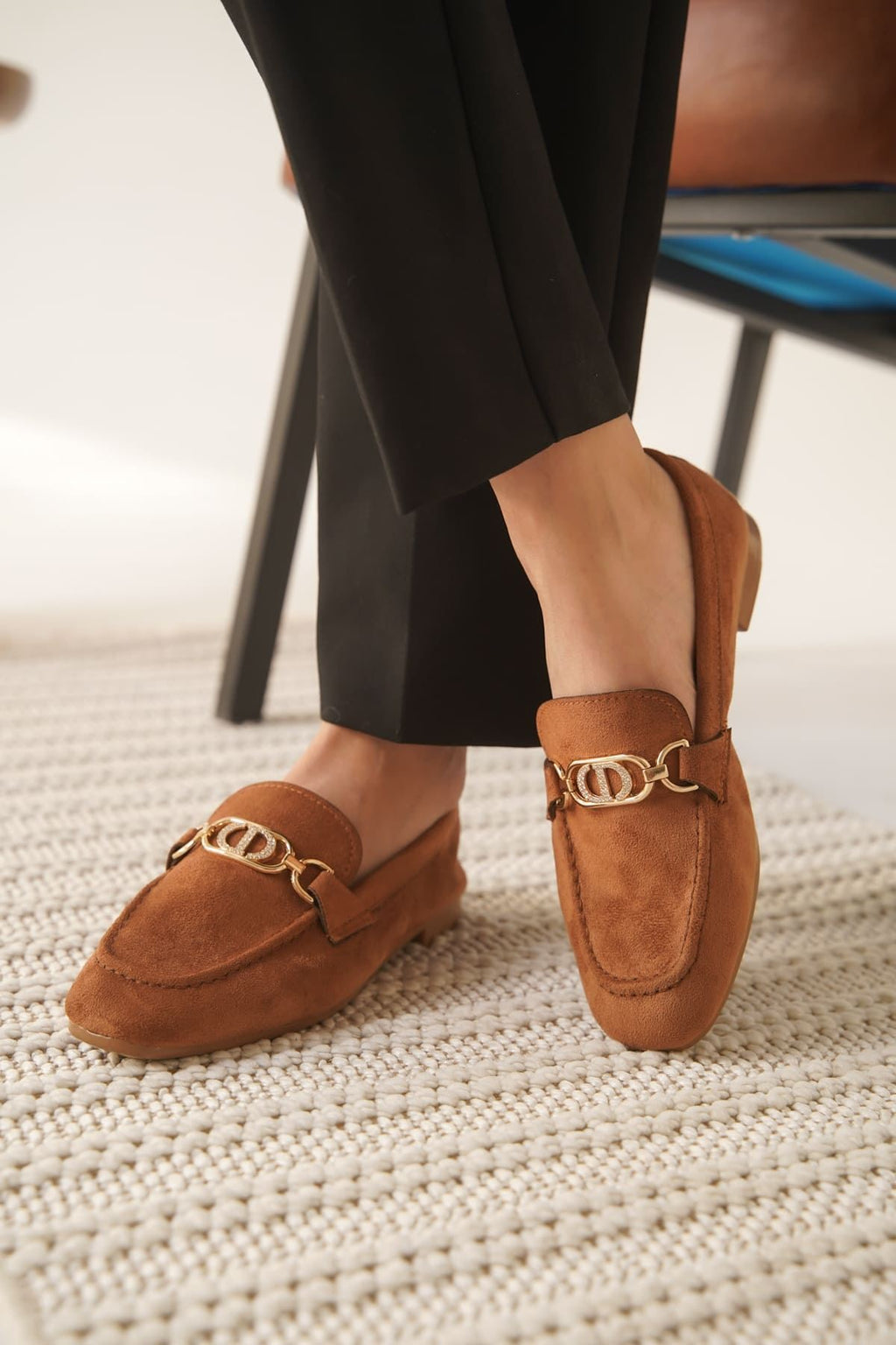 Hera Premium Kadın Süet Taba Günlük Ayakkabı