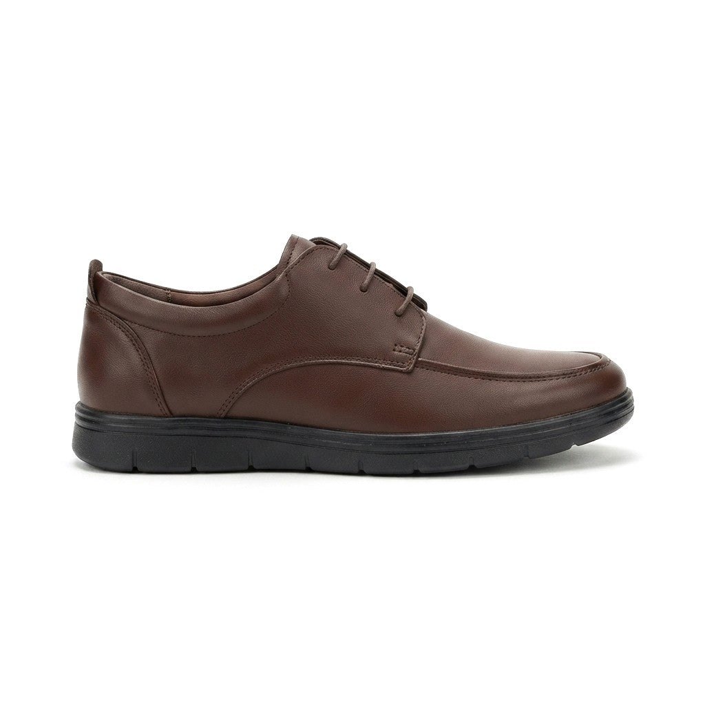 ZRJ0510 Business Casual Lace-Up Men's Classic Shoes - Brown