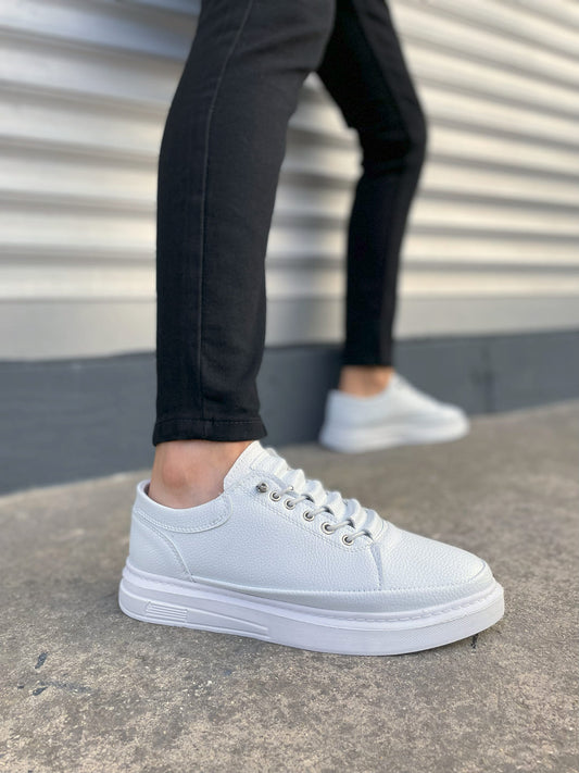 JY0535 Prime Bağcıklı Erkek Sneaker Ayakkabı - Beyaz