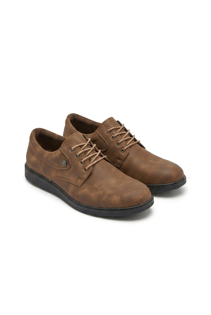 ZRJ0610 Casual Business Bağcıklı Erkek Klasik Ayakkabı - Camel
