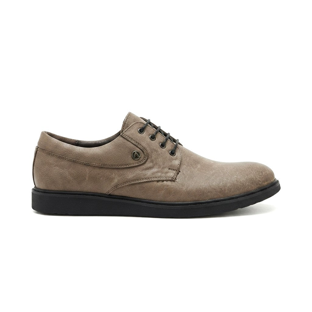 ZRJ0610 Casual Business Lace-Up Men's Classic Shoes - Grey