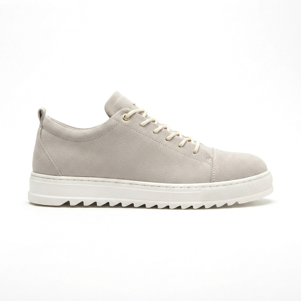 ZRJ152S High Quality Lace-Up Men's Daily Casual Sports Shoes - Suede Grey