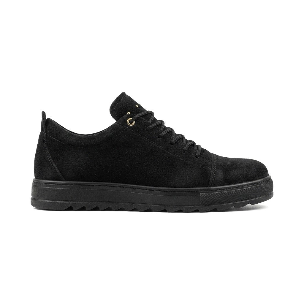 ZRJ152S High Quality Lace-Up Men's Daily Sport Casual Shoes - Suede Black